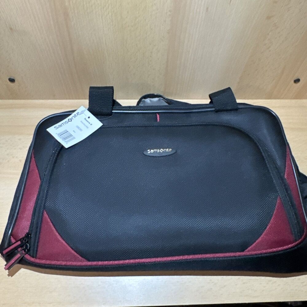Samsonite Tessera Black With Luggage Carry-On Boarding Bag W/ Shoulder Strap NWT